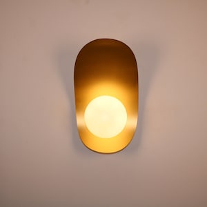 Living Room Wall Decor, Wall Sconce - Brass Wall Lamp Vanity Light Fixture, Wall Lighting, Wall Decor Living Room, Bedroom Decor, Lamps.
