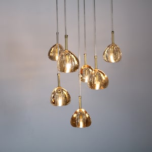 Modern Chandelier Lighting for Entryway Lighting, Round Globe Pendant Ceiling Lights, Kitchen Island Decor Lighting, Staircase Chandelier