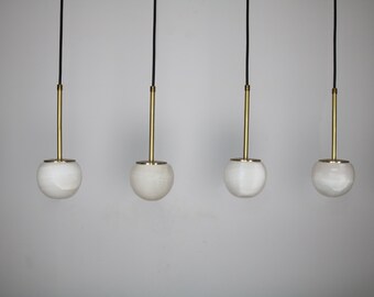 Raumdekor, hängende Pendelleuchte, Alabasterlampe für Esszimmerbeleuchtung, Inselbeleuchtung, moderner Kronleuchter, Kücheninsel-Dekorbeleuchtung.