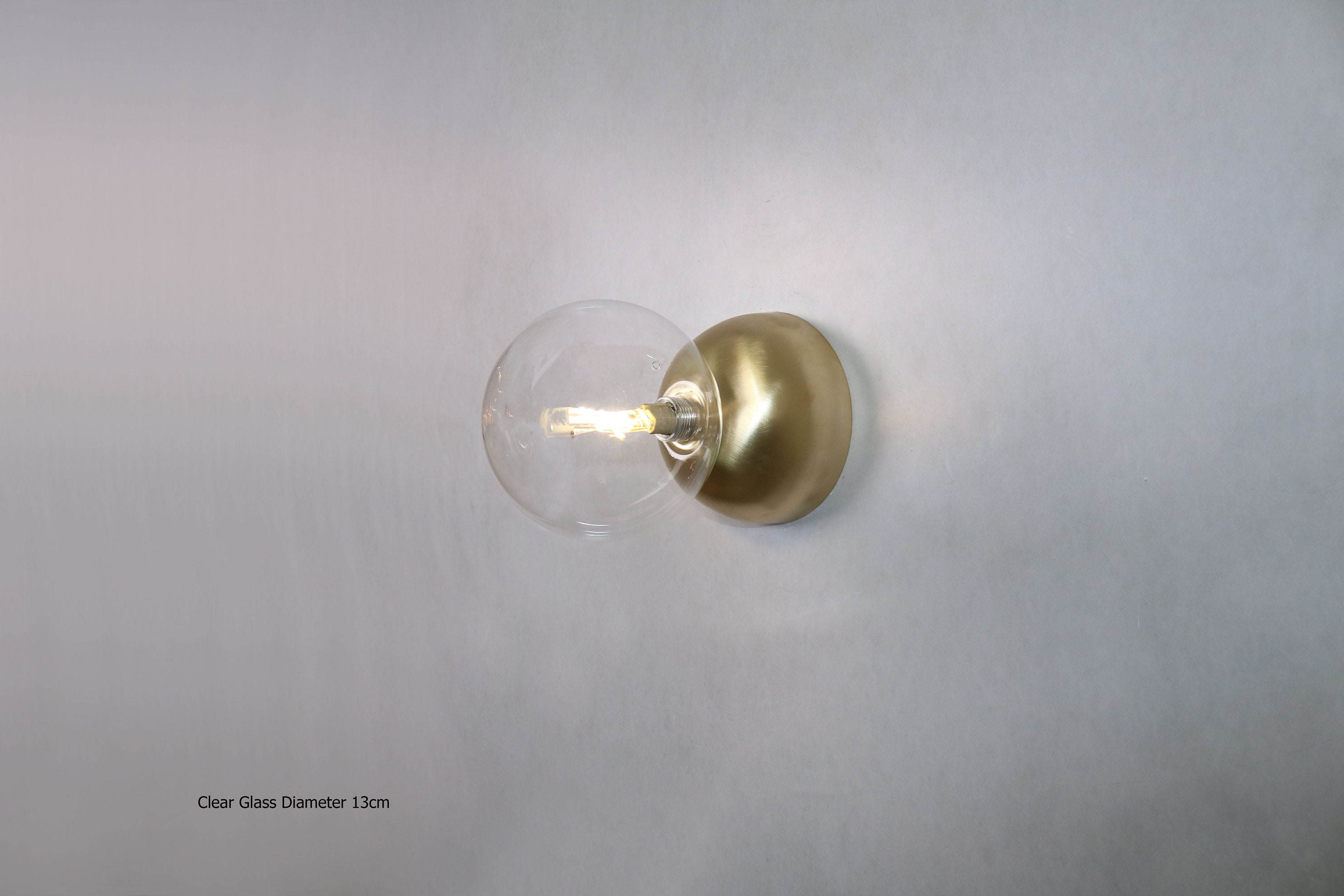 Kleines Licht Badezimmer Licht Glas Wandbeleuchtung Globe | Etsy