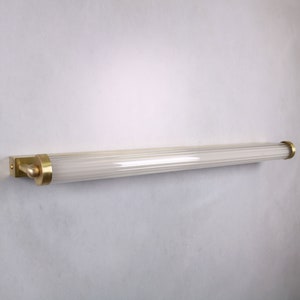 Brass Bathroom Wall Vanity Prism Light image 3