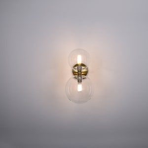 Brass Wall Lighting Brass Wall Lamp Vanity Light Fixture, Wall Sconce, Wall lamp, Wall Light , Blackened Wall Lighting image 6