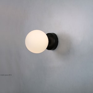 Lámpara pequeña, lámpara de baño, iluminación de pared de vidrio, lámpara de pared de vidrio azul, lámpara de tocador, aplique de pared de vidrio, lámpara de pared, luz de pared