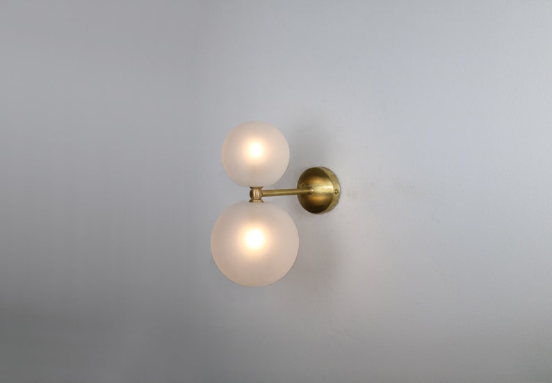 Brass Wall Lighting Brass Wall Lamp Vanity Light Fixture, Wall Sconce, Wall lamp, Wall Light , Blackened Wall Lighting image 9