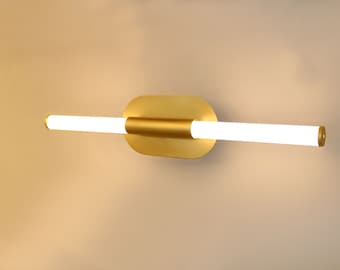 Wall Lighting - Brass Gold Wall Lamp Vanity Light Fixture, Wall Sconce - Mykonos Model Ranor Lighting Design