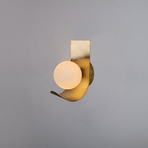 Brass Wall Lighting - Blackened Brass Wall Lamp Vanity Light Fixture, Wall Sconce, Wall lamp, Wall Light , Small Wall Lighting