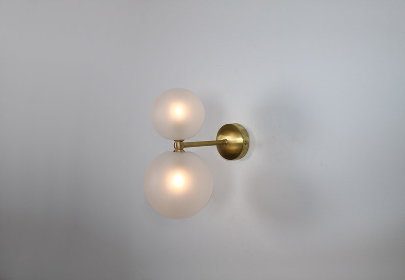 Brass Wall Lighting Brass Wall Lamp Vanity Light Fixture, Wall Sconce, Wall lamp, Wall Light , Blackened Wall Lighting image 1