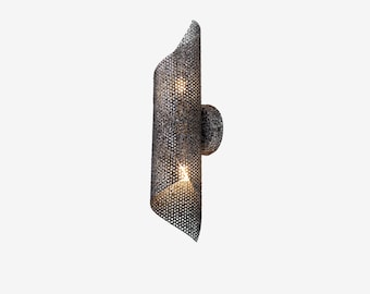 Aplique de pared de malla curva, iluminación de pared, lámpara de pared, lámpara de tocador, aplique de pared, lámpara de pared, luz de pared, iluminación de pared pequeña