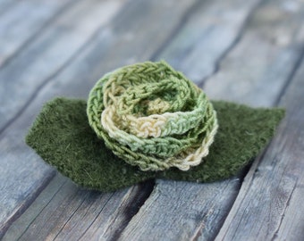 Brooch / Brooch Woman / Crochet Brooch / Pin 'Crochet Flower'