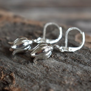 Earrings / 925 silver earrings / earrings / hanging earrings / women's earrings / spring 'snowdrop / lily of the valley'