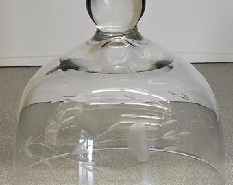 Campana de mantequilla de cristal Princess House Heritage n.° 461