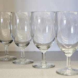 Iced Tea Stemware Glasses #6366 Set of 4