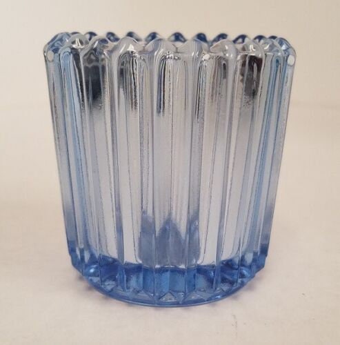 Glass Candle Holders Vertical Transparent Stripe Crystal - Temu