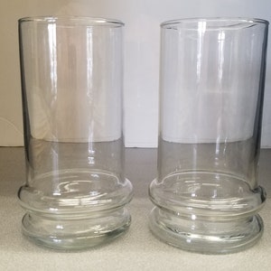 Clear Beverage / Iced Tea Glasses 16 Oz. Set of 6 New Vintage