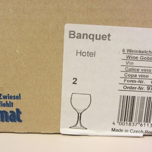 Set med 6 Schott Zwiesel Banquet 6,8 oz kristallvinglas bild 5