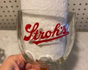 Vintage Stroh's Beer WORKING Lighted Sign - Etsy