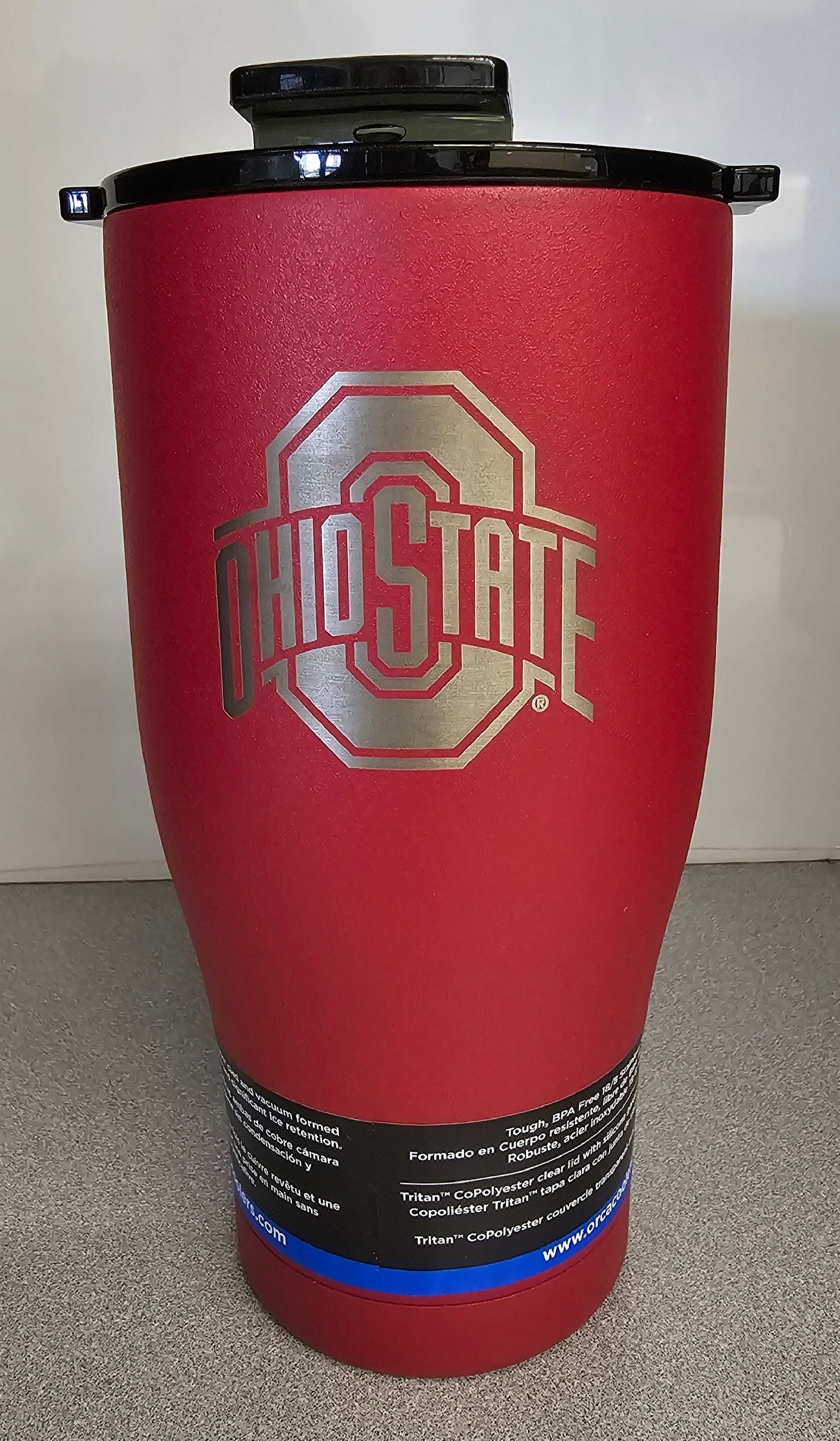 Ohio State Buckeyes Coffee Tumbler Travel Mug Stainless Steal