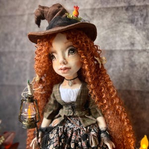 Textile doll Forest Witch