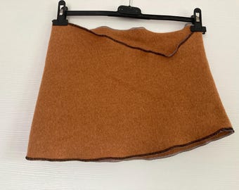 Cacheur, realzador de caderas, falda de lana, calentador de caderas, lana hervida