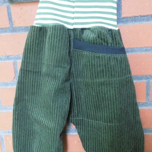 CORDHOSE Pumphose-Mitwachshose ,cord,Gr. 56-128, Kaki Bild 5