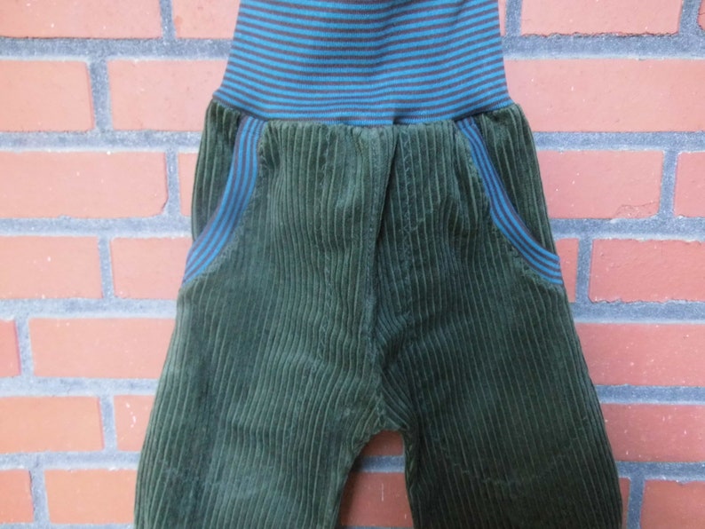 CORDHOSE Pumphose-Mitwachshose ,cord,Gr. 56-128, Knickerbocker, Kaki Bild 3