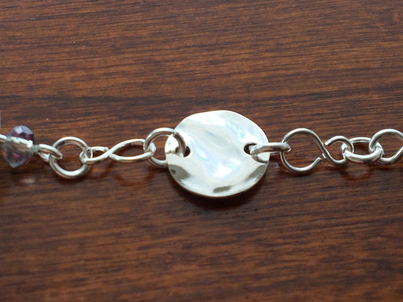 Long Seafoam Green Infinity Necklace