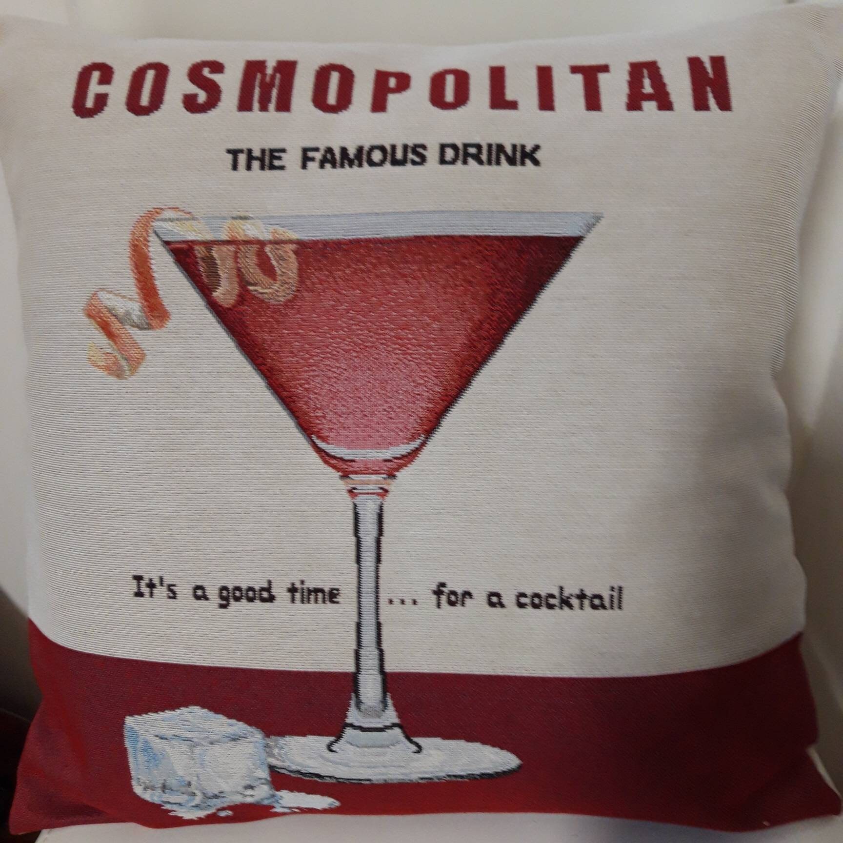 Housse de Coussin Tapisserie Jacquard Verre Cosmopolitan 45 X cm Deco d'intérieur Tendance - Déco Cr