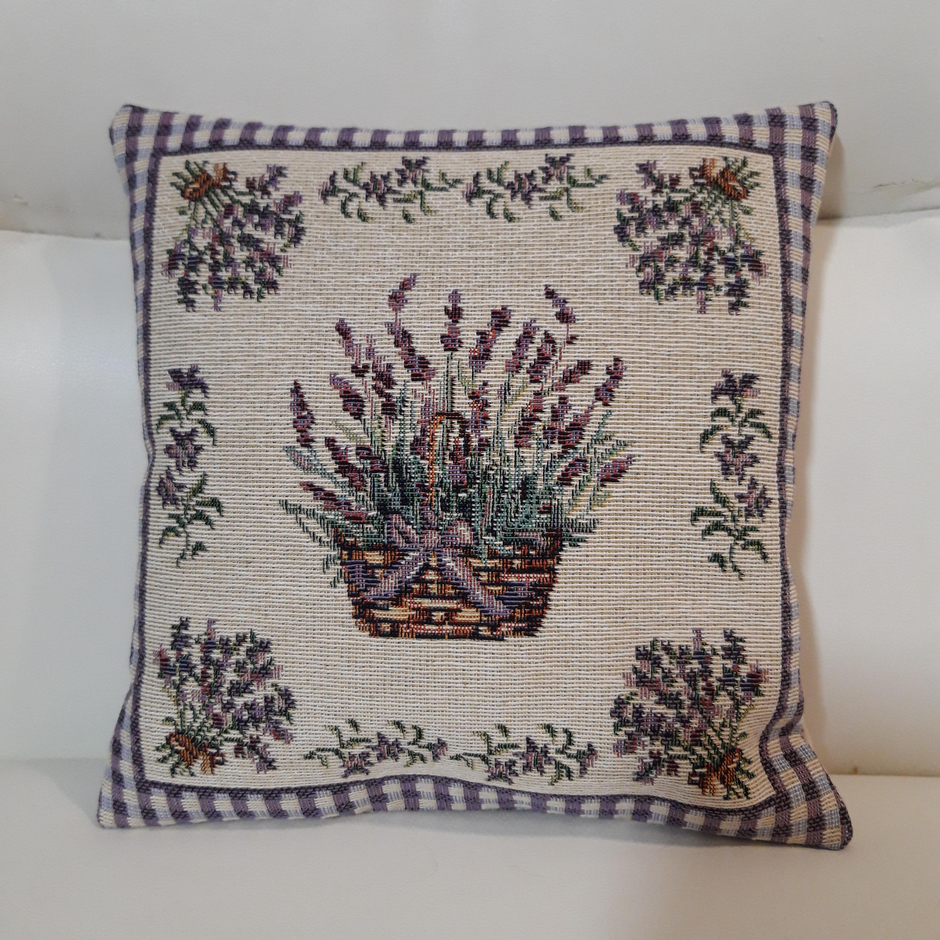 Housse de coussin Suzani florale, accent indien brodé, 16 x 16
