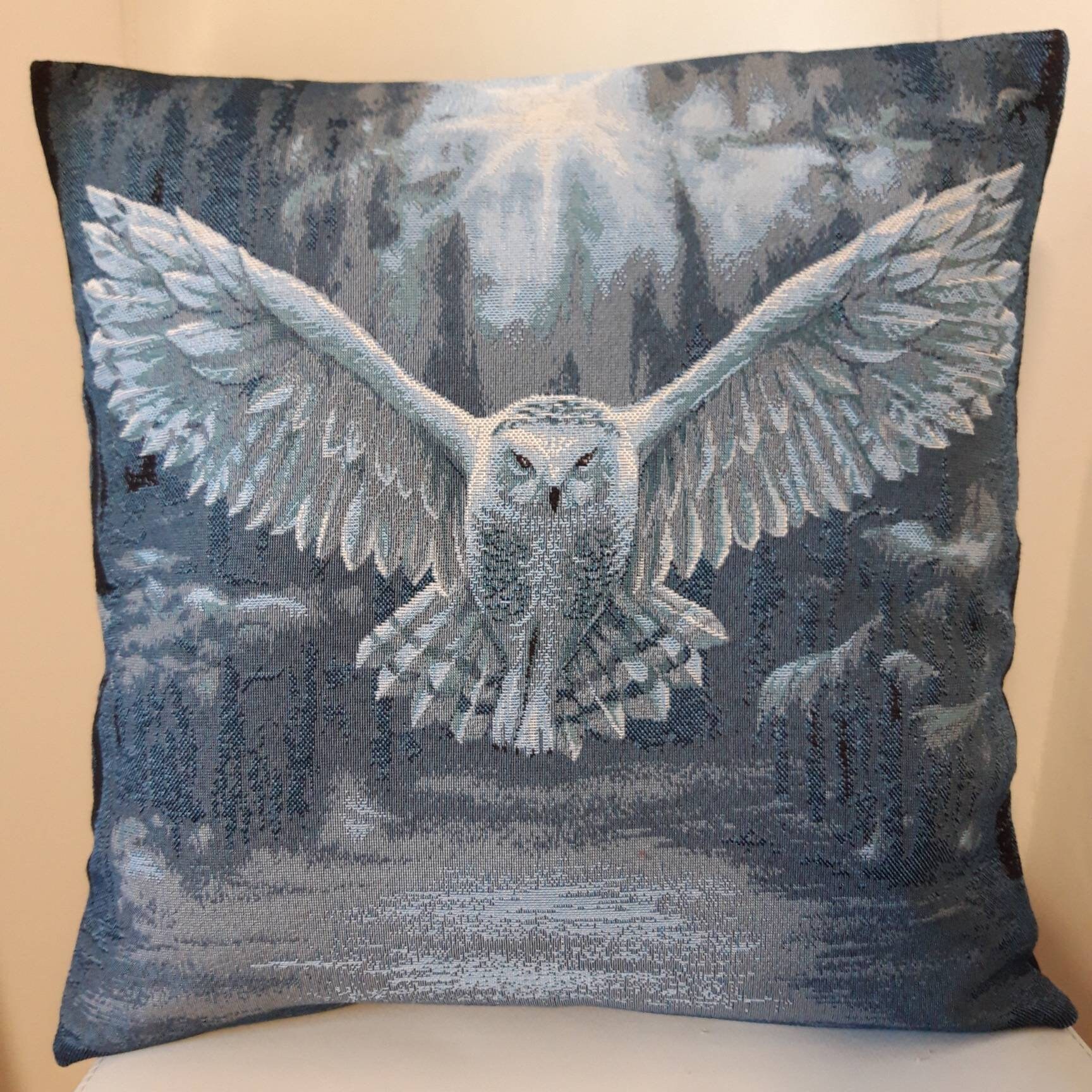 Vintage new William Morris Blackthorn minor fabric cushion