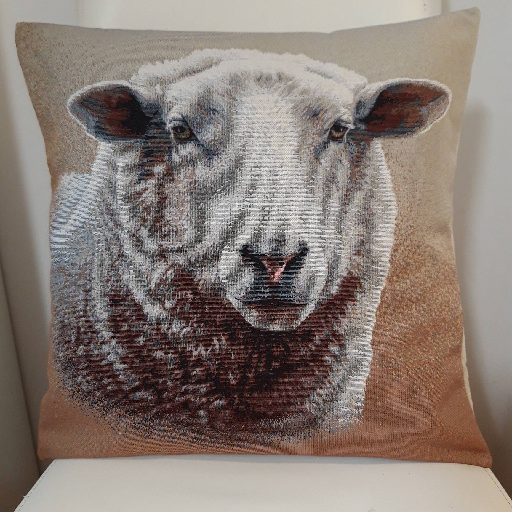 Cojín con estampado de ovejas España