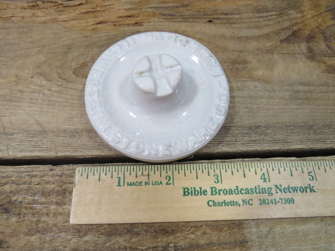 Western Stoneware Replacement Jar 4 Inches Lid Etsy