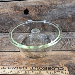 Vintage Glasbake Glass Bundt/angel Food Cake Baking Pan Model 252 03694 