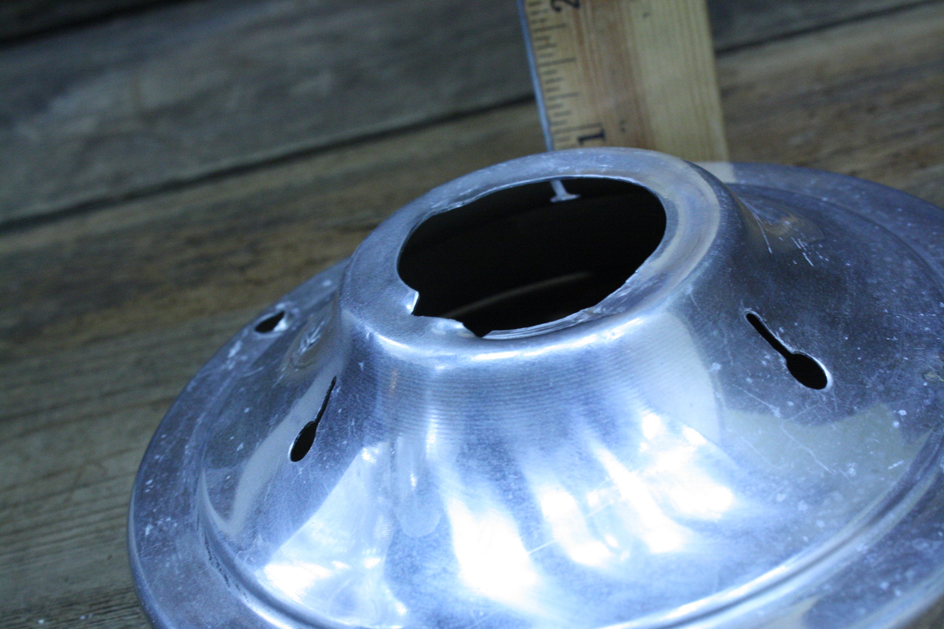 Vintage 3 chain light fixture cover plate Etsy