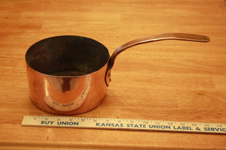 Casserole en cuivre massif marmite en fer vieilli à la Etsy