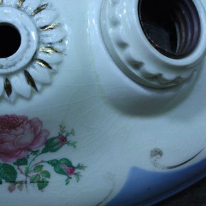 Envío gratuito vintage porcelana techo lámpara art déco | Etsy