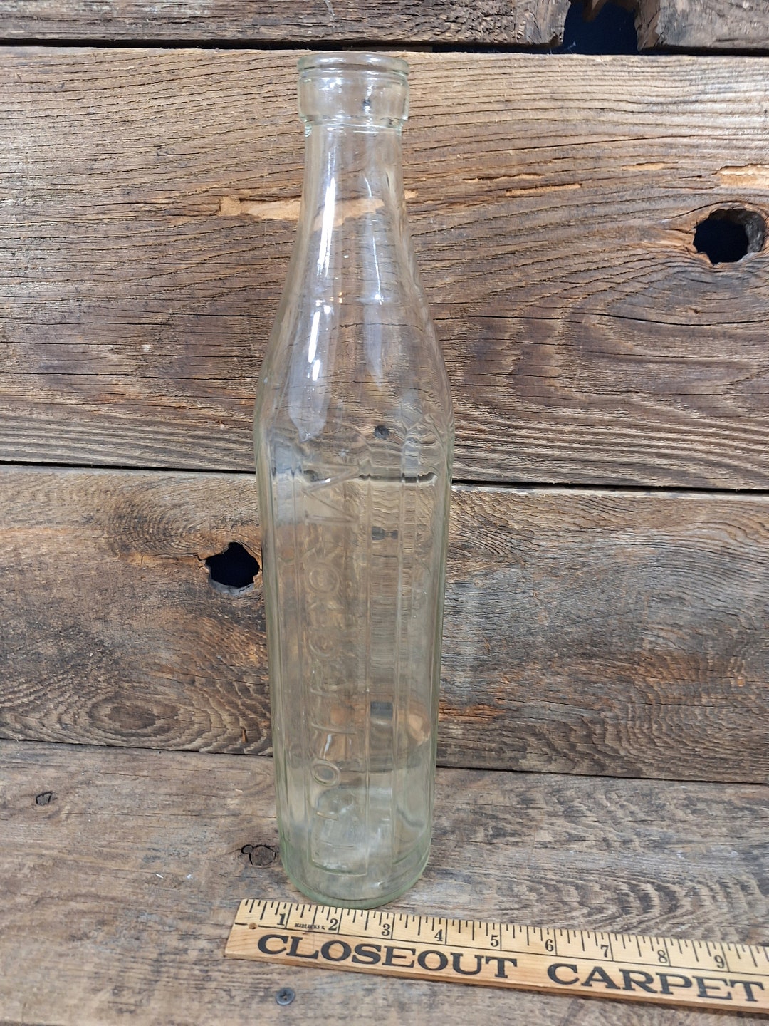 Free Shipping Vintage 1930 Motor Oil Glass Bottle Etsy
