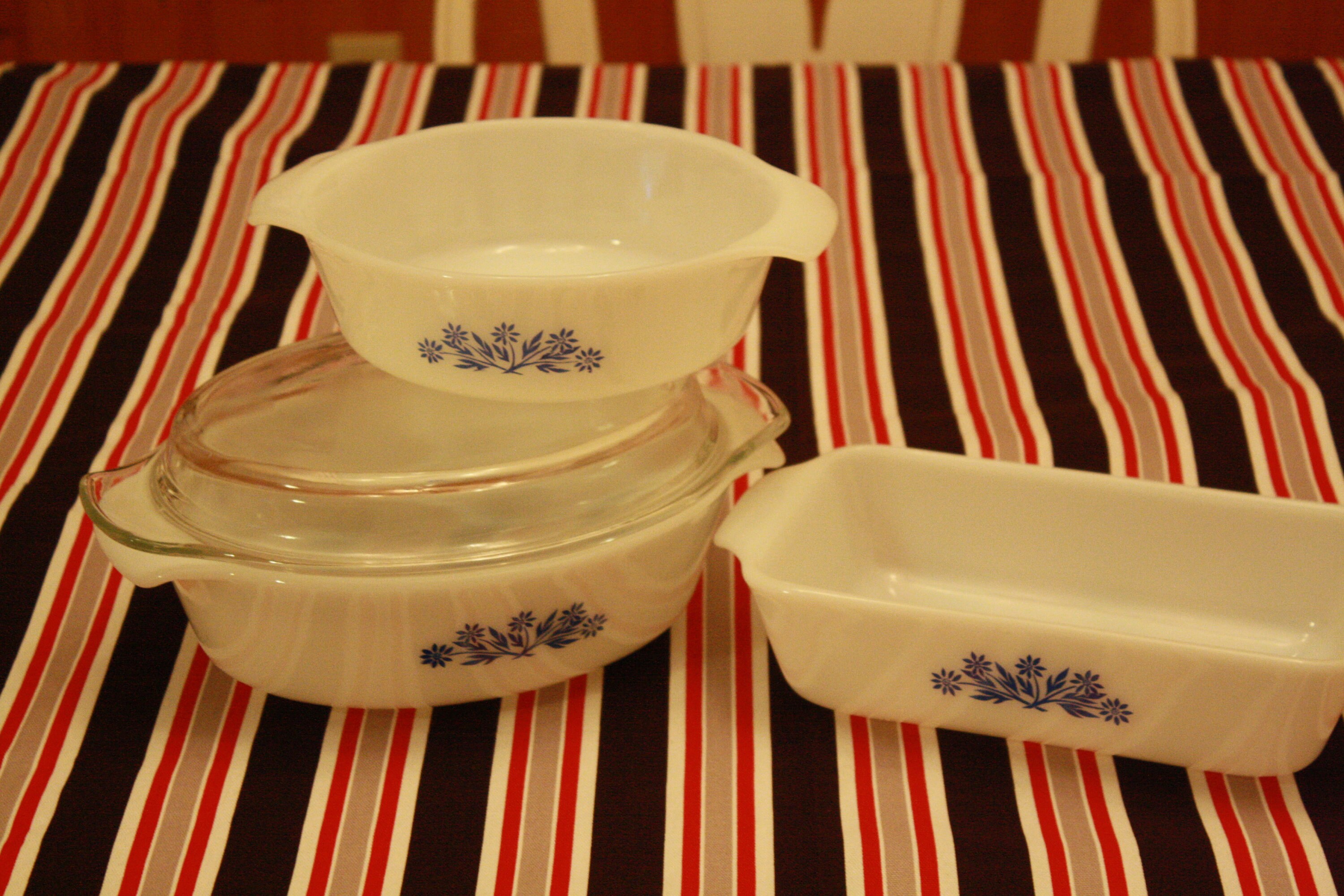 FIRE KING Milk glass Rectangle Loaf pan Oval Casserole and Etsy