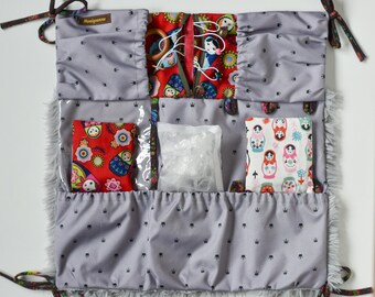 multifunctional therapy blanket for dementia/autism sufferers to promote fine motor skills