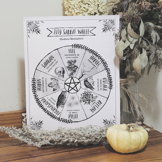 2019 Sabbat Calendar DIGITAL Wheel of the Year Wiccan | Etsy 2019 Sabbat Calendar DIGITAL Wheel of the Year Wiccan | Etsy
