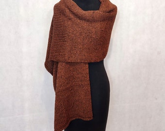 Winter scarf, handmade woolen long wide scarf