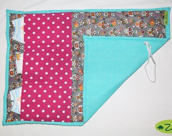 Wickelunterlage to go,  wasserdicht  Wickeltasche Windeltasche  Geburtsgeschenk