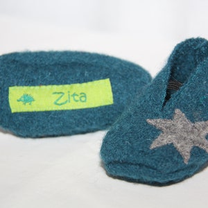 Cradle Flitzer baby shoes made of boiled wool 2-5 months image 3