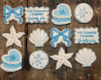 Summer Birthday Cookies