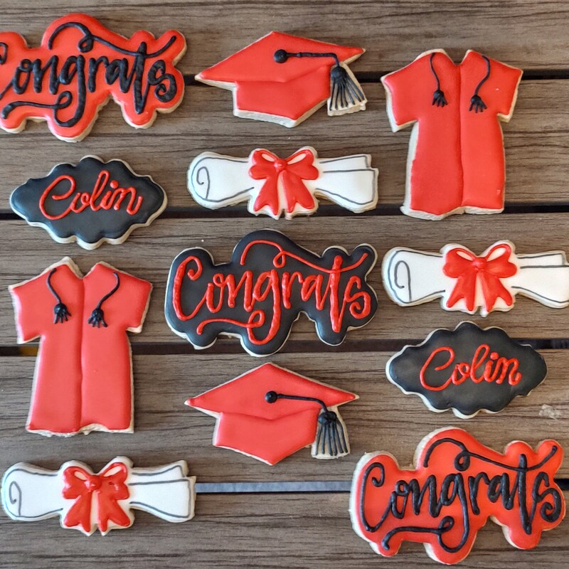 Grad Robe Cookies 2026 Graduation Sugar Cookies - Etsy