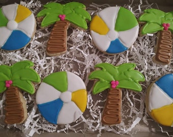 Pool Party Cookies