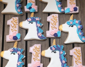 Unicorn cookies