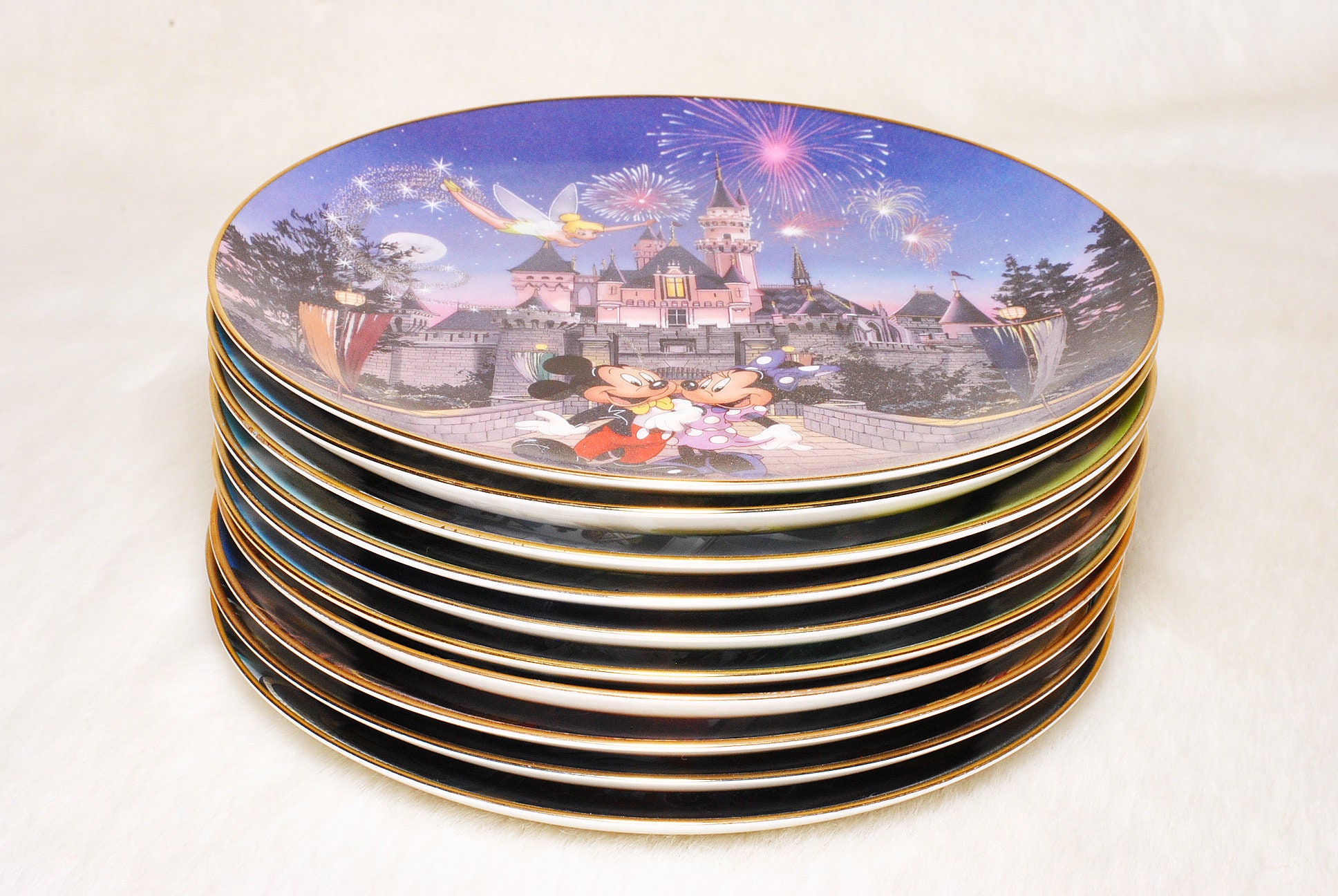 Vintage Collectible 10 Disneyland 40th Anniversary Bradford