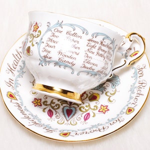 Vintage Collectible Paragon by Appointment Her Majesty Anniversary Teacup Saucer
