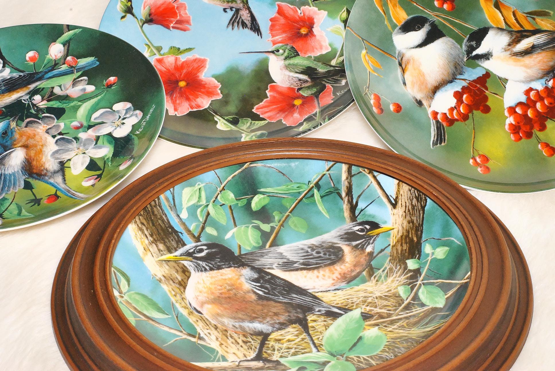 Vintage Collectible 1986 Birds of Your Garden Kevin Daniel 1854