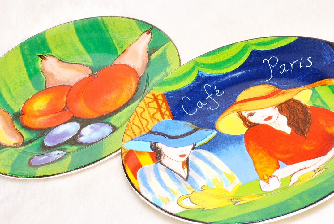 Vintage Collectible Misono Cafe Paris and Tuscany Serving Dinner